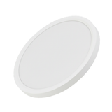 LED Panel mit Fernbedienung, Ø30 cm, weiß, rund, 22 W, 2200 lm, dimmbar, Lichtfarbe einstellbar 3000-6500 K, Slim Design, Nachtlichtmodus.