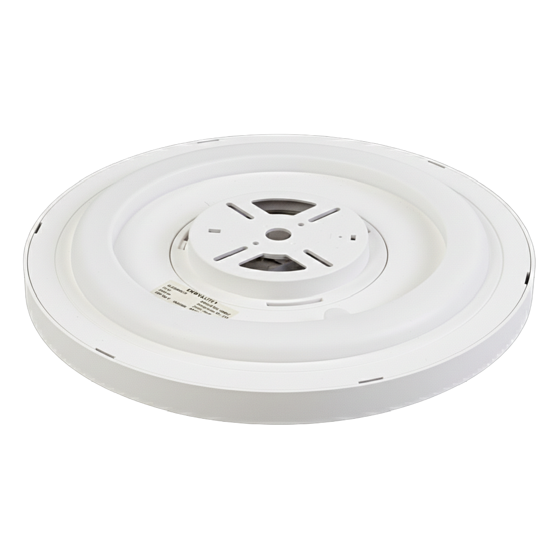 LED Panel mit Fernbedienung, Ø30 cm, weiß, rund, 22 W, 2200 lm, dimmbar, Lichtfarbe einstellbar 3000-6500 K, Slim Design, Nachtlichtmodus.