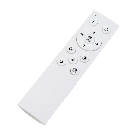 LED Panel mit Fernbedienung, Ø30 cm, weiß, rund, 22 W, 2200 lm, dimmbar, Lichtfarbe einstellbar 3000-6500 K, Slim Design, Nachtlichtmodus.