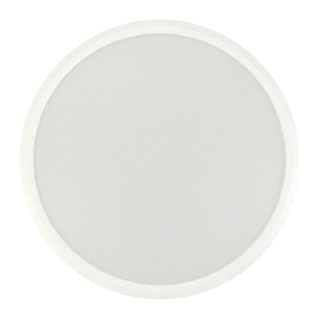 LED Panel mit Fernbedienung, Ø50 cm, weiß, rund, 42 W, 4200 lm, dimmbar, Lichtfarbe einstellbar 3000-6500 K, Slim Design, Nachtlichtmodus.