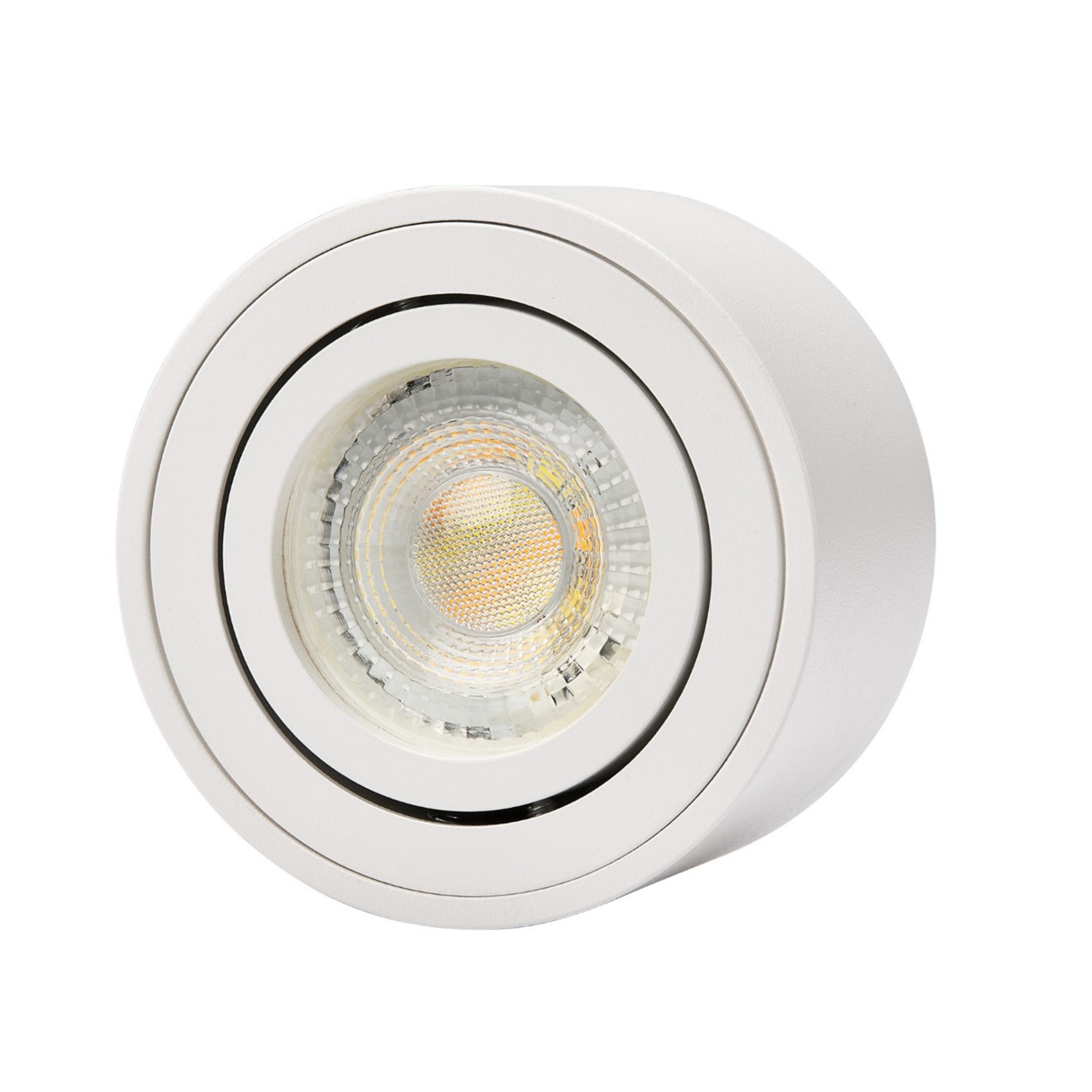 LED Aufbauspot, 7 W, 670 lm, 3CCT, dimmbar, schwenkbar, Aluminium, weiß