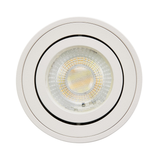 LED Aufbauspot, 7 W, 670 lm, 3CCT, dimmbar, schwenkbar, Aluminium, weiß