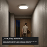 LED Aufbauleuchte mit Sensor, 18 W, 1880 lm, 4000 K, IP65
