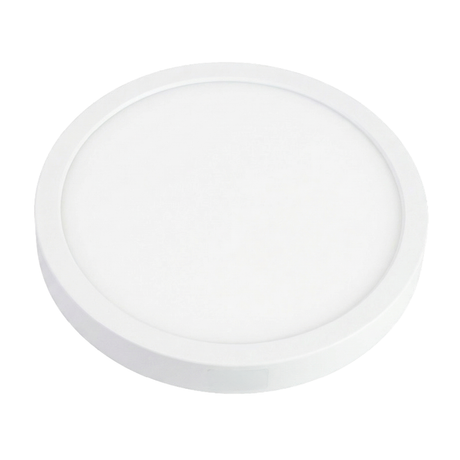 LED CCT Panel, Ein-/Aufbau, 12 W, 1200 lm, Ø165 mm, 5CCT (2700 K– 5700 K), Lochdurchm. variabel, Anschlussbox.