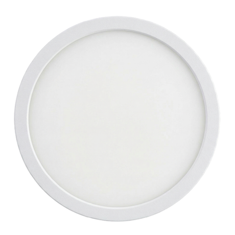 LED CCT Panel, Ein-/Aufbau, 12 W, 1200 lm, Ø165 mm, 5CCT (2700 K– 5700 K), Lochdurchm. variabel, Anschlussbox.
