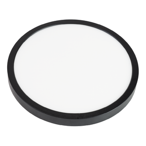 LED CCT Panel, Ein-/Aufbau, Schwarz, 18 W, 1800 lm, Ø215 mm, 5CCT (2700 K– 5700 K), Lochdurchm. variabel, Anschlussbox.