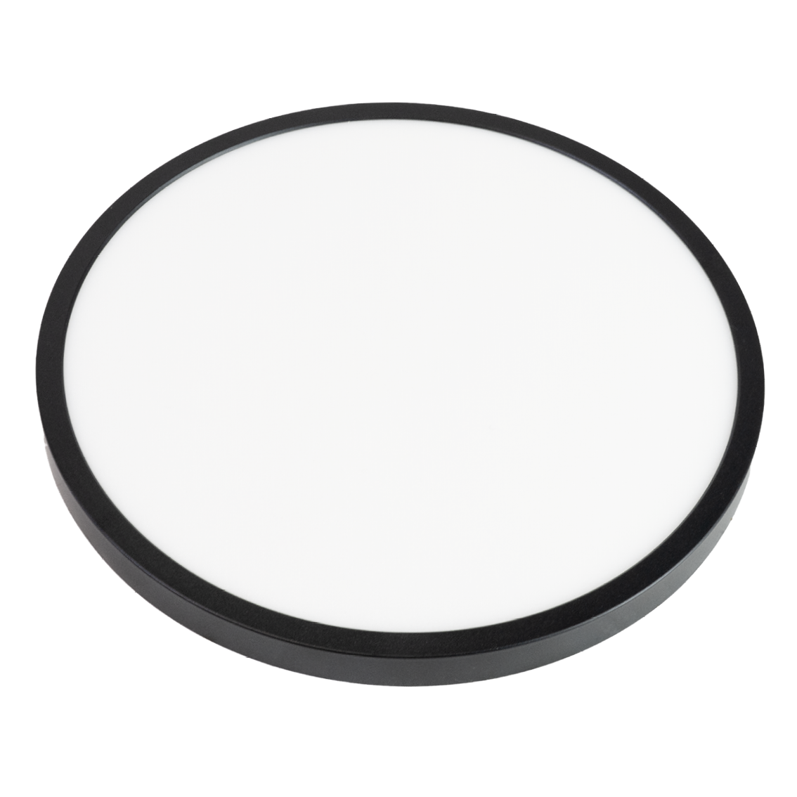 LED CCT Panel, Ein-/Aufbau, Schwarz, 24 W, 2400 lm, Ø290 mm, 5CCT (2700 K– 5700 K), Lochdurchm. variabel, Anschlussbox.
