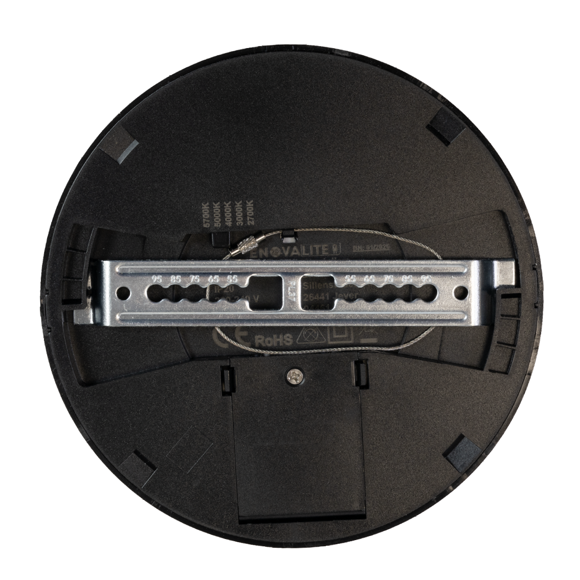 LED Einbauleuchte, stufenlos dimmbar, 12 W, 1200 lm, 5CCT 2700–5700 K