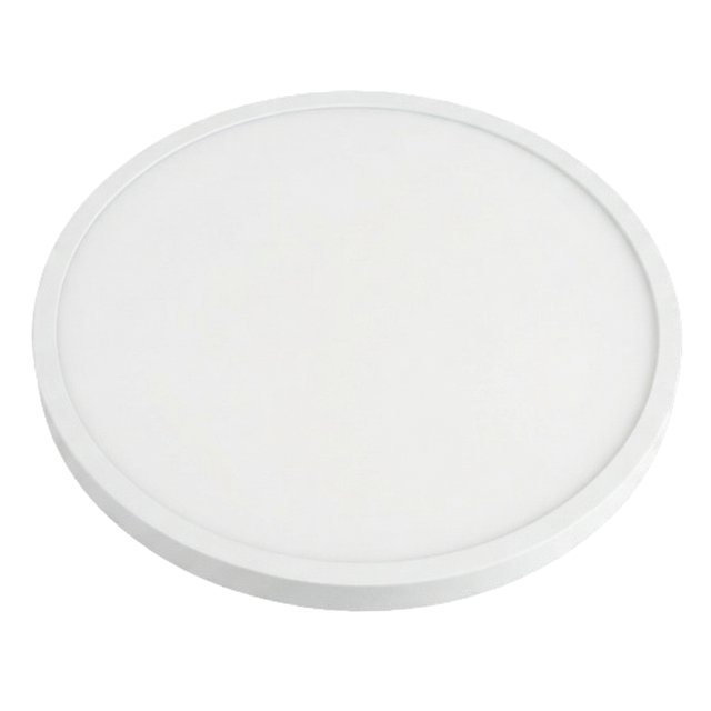 LED CCT Panel, Ein-/Aufbau, dimmbar, 24 W, 2400 lm, Ø290 mm, 5CCT (2700 K– 5700 K), Lochdurchm. variabel, Anschlussbox.