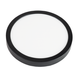 LED CCT Panel, Ein-/Aufbau, Bewegungssensor, Schwarz, 12 W, 1200 lm, Ø165 mm, 5CCT (2700 K– 5700 K), Lochdurchm. variabel, Anschlussbox