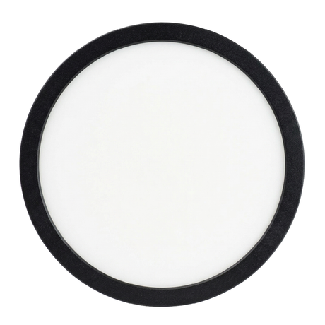 LED CCT Panel, Ein-/Aufbau, Bewegungssensor, Schwarz, 12 W, 1200 lm, Ø165 mm, 5CCT (2700 K– 5700 K), Lochdurchm. variabel, Anschlussbox