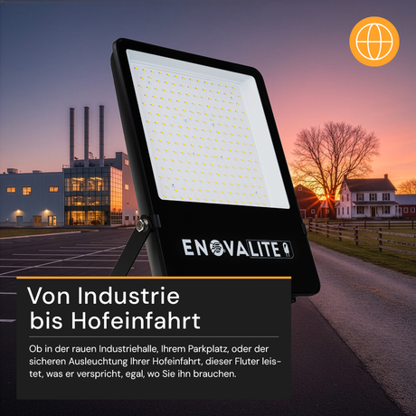 LED Fluter, 100 W, 13000 lm, 4000 K – professioneller Außenstrahler mit Lumileds-Technologie