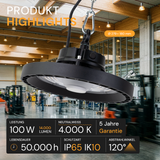 LED HighBay UFO, 100 W, 14000 lm, 4000 K