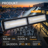 4er Pack LED HighBay Linear, 100 W, 12000 lm, 5000 K (neutralweiß)