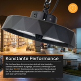 LED-HighBay PRO, Diamant Design, 100 W, 15000 lm, 5000 K (neutralweiß), IP65, Philips Netzteil, Lumileds LED