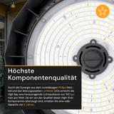 LED-HighBay PRO, Diamant Design, 200 W, 30000 lm, 5000 K (neutralweiß), IP65, Philips Netzteil, Lumileds LED