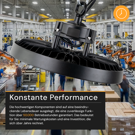 LED HighBay UFO, 150 W, 25500 lm, 5000 K (neutralweiß)