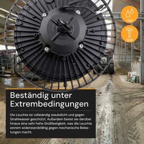 LED HighBay UFO, 200 W, 34000 lm, 5000 K (neutralweiß)