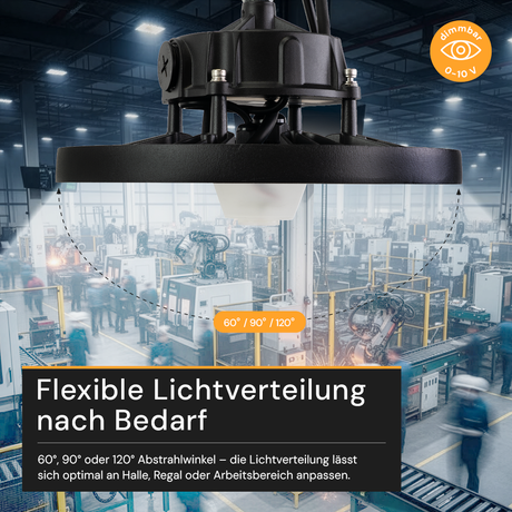 LED HighBay UFO, 100 W, 16000 lm, 4000 K (neutralweiß)
