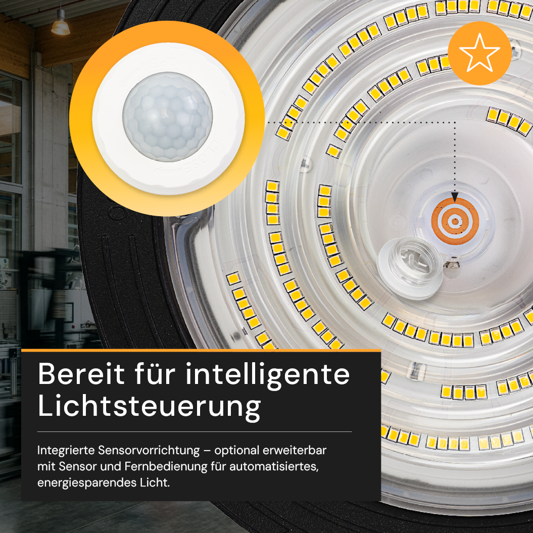 LED HighBay UFO, 100 W, 16000 lm, 4000 K (neutralweiß)