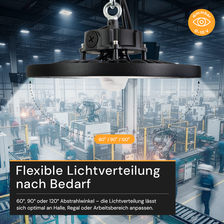 LED HighBay UFO, 200 W, 32000 lm, 4000 K (neutralweiß)