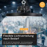 LED HighBay UFO, 200 W, 32000 lm, CCT (warm-/neutral-/kaltweiß)