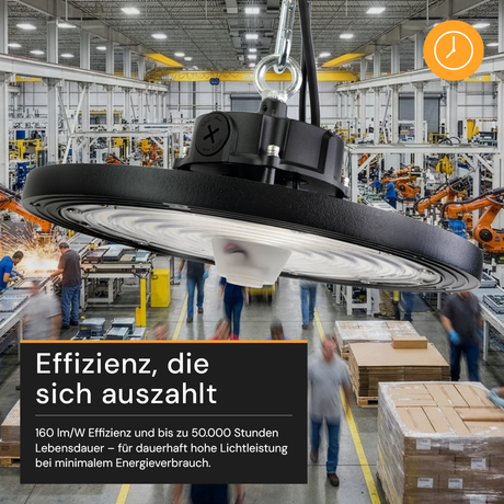 LED HighBay UFO, 200 W, 32000 lm, 4000 K (neutralweiß)