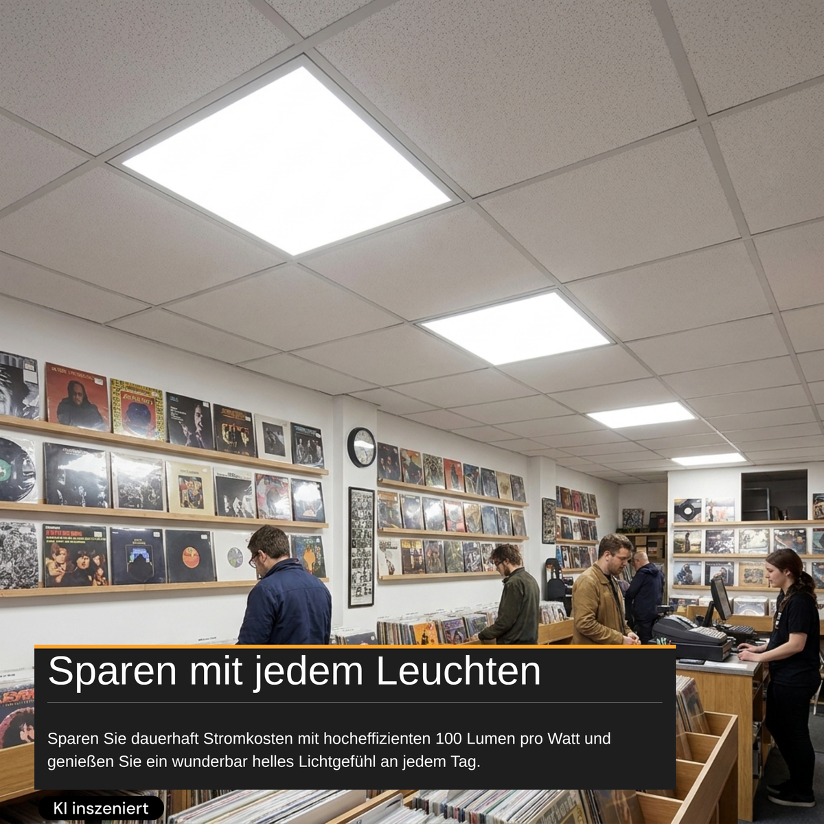 LED Panel, 62x62 cm, 36 W, 3600 lm, 6000 K (kaltweiß)