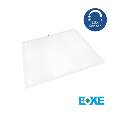 LED Panel mit Dämmerungs-Sensor, 62x62 cm, 30 W, 3600 lm, 4000 K.