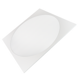 LED-Panel mit runder Leuchtfläche, 62x62 cm, 30 W, 3600 lm, 4000 K (neutralweiß), Lifud Netzteil.