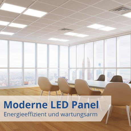 10er Pack Backlight-LED-Panel, 60x60 cm, 25 W, 4000 lm, 6000 K.