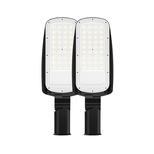 2er Pack LED-Straßenleuchte, 150 W, 21000 lm, 5000 K (neutralweiß), IP65.