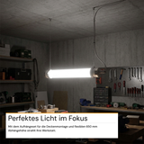 Aufhängeset für Feuchtraumleuchten, Deckenmontage