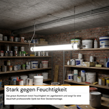 Aufhängeset für Feuchtraumleuchten, Deckenmontage