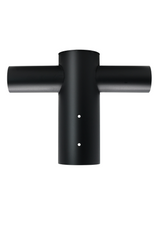Straßenleuchten Adapter, 2-fach, 80 zu 60 mm, in Schwarz, fix.