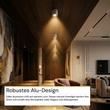 LED Aufbauspot, 7 W, 670 lm, 3CCT, dimmbar, schwenkbar, Aluminium, weiß