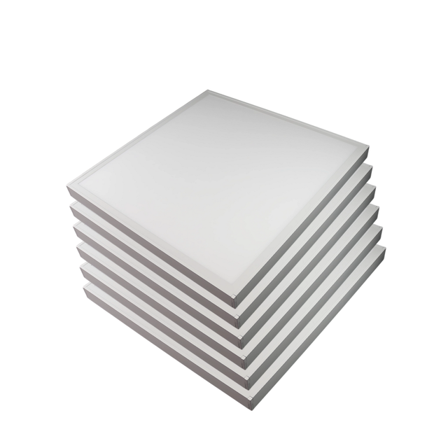 6er Pack LED-Panels, 62x62 cm, inkl 6x Aufbaurahmen, 4000 K, 36 W, 3600 lm, ECO Line.
