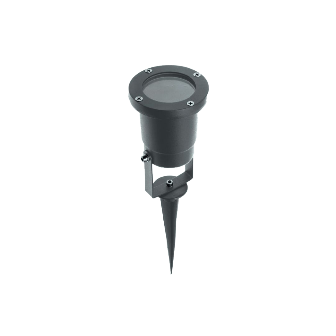 LED Gartenleuchte, Spot, GU10, IP65, schwarz.