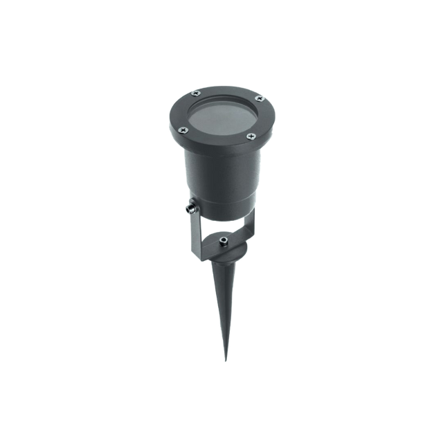 LED Gartenleuchte, Spot, GU10, IP65, schwarz.