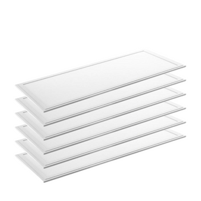 6er Pack LED-Panels, Backlit, 36 W, 120x30 cm, 6000K.