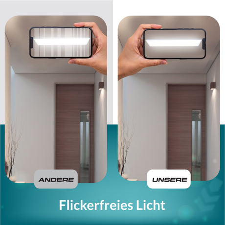 LED Panel, mit Montagerahmen, 120x30, 36W, 3600lm, 6000K, inkl Netzteil.