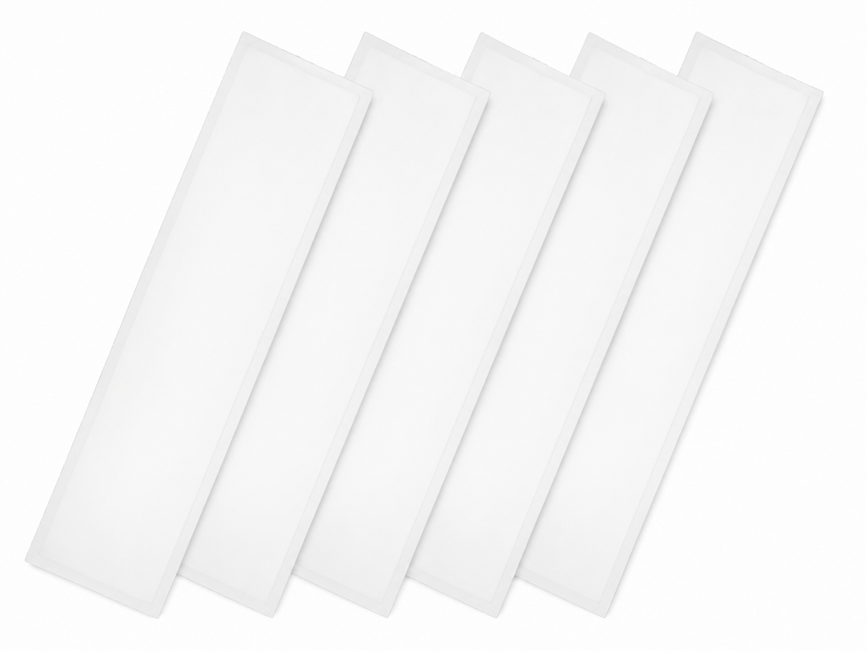 5er-Pack LED BackLit Panel, 120x30 cm, CRI98, 40W, 4000lm, 4000K