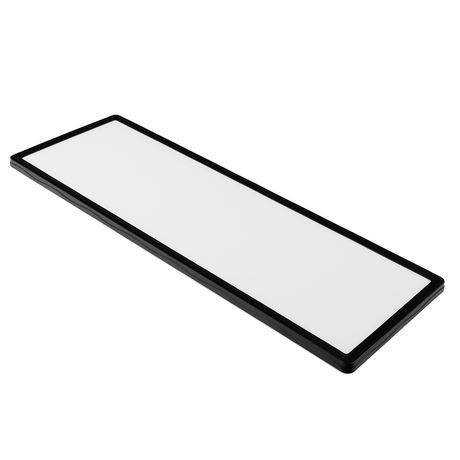 LED-Panel mit Fernbedienung, 58×20 cm, schwarz, 24 W, 2200 lm, IP44 Wassergeschützt, Helligkeit und Lichtfarbe einstellbar