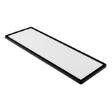 LED-Panel mit Fernbedienung, 58×20 cm, schwarz, 24 W, 2200 lm, IP44 Wassergeschützt, Helligkeit und Lichtfarbe einstellbar