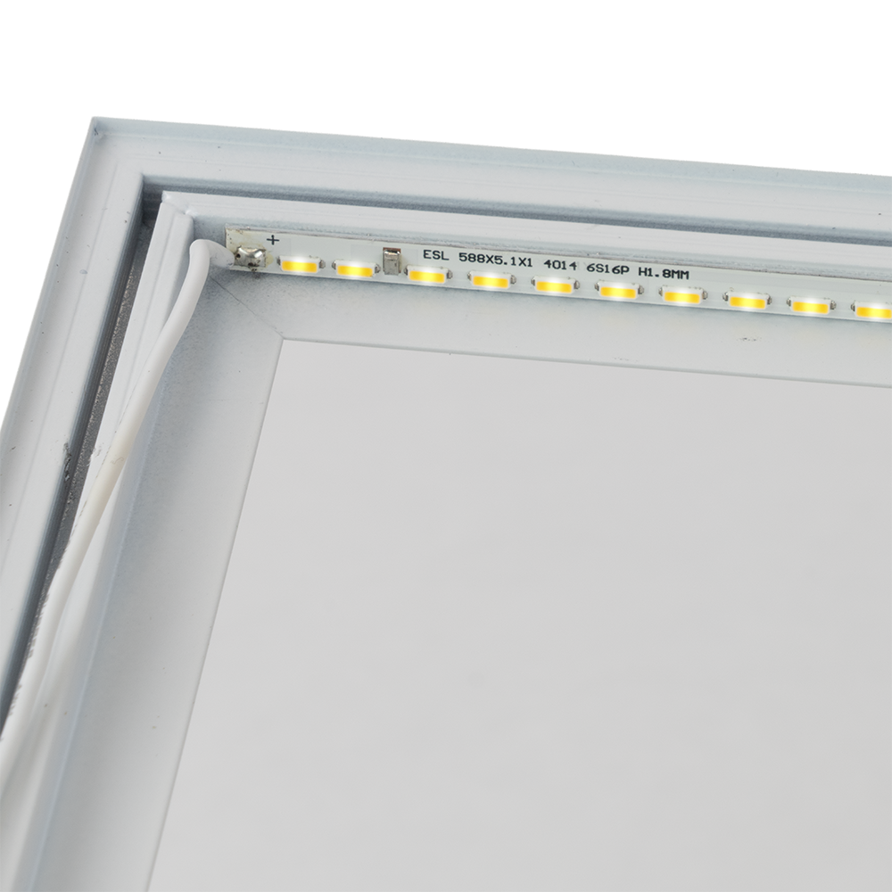 6er Pack LED-Panels, inkl Trafo, 36 W, 3600 lm, Rasterleuchten, 62x62 cm, 4000K (neutralweiß)