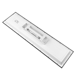 LUXULA LITEQ 80, LED-Panel mit Fernbedienung, 80×20 cm, schwarz, 40 W, 4400 lm, UGR<19, Helligkeit und Lichtfarbe einstellbar