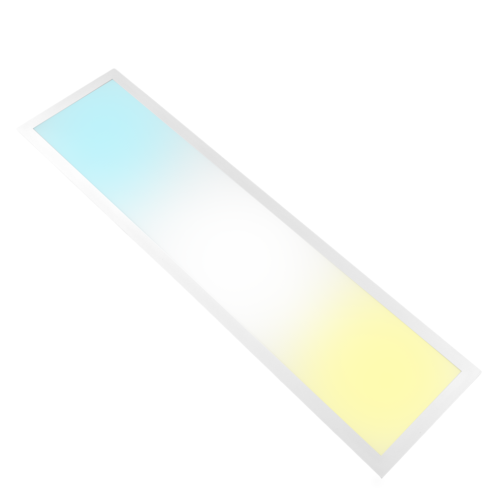 LUXULA LITEQ 80, LED-Panel mit Fernbedienung, 80×20 cm, weiß, 40 W, 4400 lm, UGR<19, Helligkeit und Lichtfarbe einstellbar