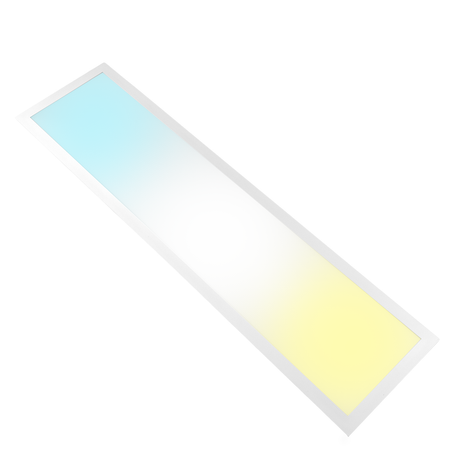 LUXULA LITEQ 80, LED-Panel mit Fernbedienung, 80×20 cm, weiß, 40 W, 4400 lm, UGR<19, Helligkeit und Lichtfarbe einstellbar