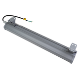 2er Pack LED-Hallenleuchte, linear, 100 W, 12400 lm, 5000 K (neutralweiß), IP65, grau