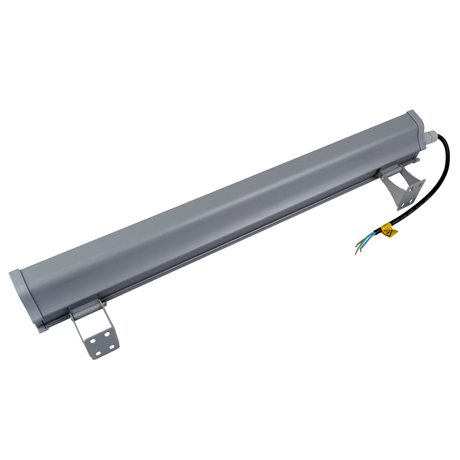 5er Pack LED-Hallenleuchte, linear, 100 W, 12400 lm, 5000 K (neutralweiß), IP65, grau